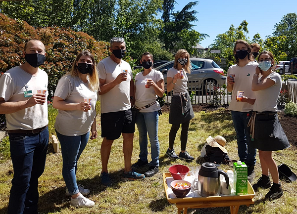 Un double partenariat avec la Fondation Truffaut : financement et aménagement d'un jardin thérapeutique de l'ARISSE