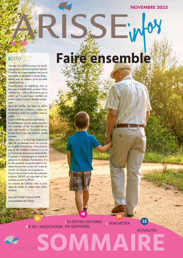 Le nouvel ARISSE INFOS sur les aidants est paru !