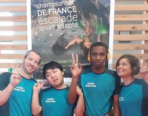 Le financement de murs d'escalade au service du développement de jeunes autistes, à l'ME Alphée de Guyancourt et l'IME Amalthée de Rosny (78) - Un financement de la Fondation Safran pour l'Inclusion